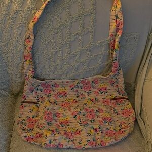 Mossimo Supply Co. Pink Floral Crossbody Bag